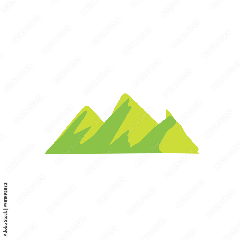 green mountain cartoon vector green mountain cartoon vector