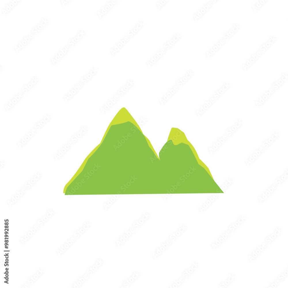 green mountain cartoon vector green mountain cartoon vector