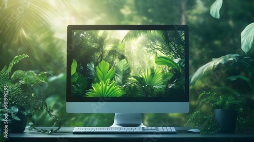 Lush Digital Forest Blendin...