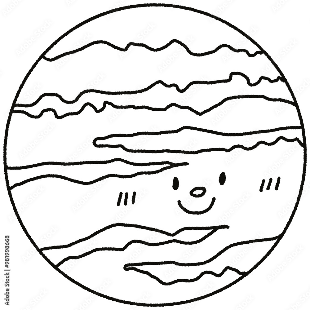 Cute solar systems planets hand drawn Cute solar systems planets hand drawn