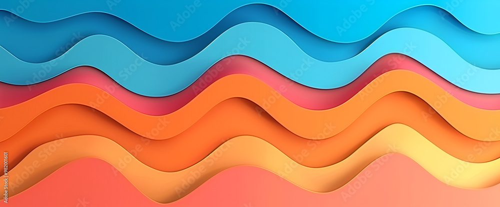 3d abstract background with wavy lines in pink, orange and purple colors ,A colorful background with wavy shapes 3d abstract background with wavy lines in pink, orange and purple colors ,A colorful background with wavy shapes