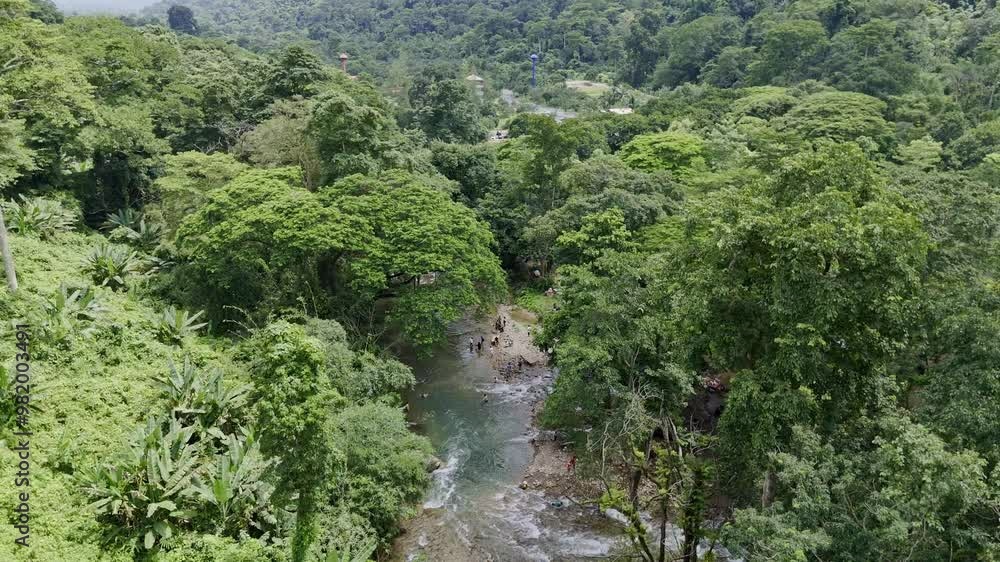 14,Sep,2024,During the rainy season, Khlong Maduea Waterfall in Nakhon Nayok Province, Thailand, is a popular tourist destination during the holidays, where families come to play in the water 14,Sep,2024,During the rainy season, Khlong Maduea Waterfall in Nakhon Nayok Province, Thailand, is a popular tourist destination during the holidays, where families come to play in the water