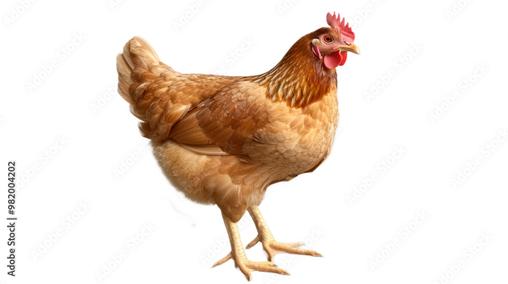 Fototapeta premium Modern Game Chicken full body isolate on transparent background