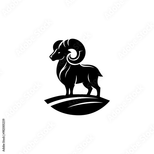 Ram logo,the logo that embodies the power, agility, and enduring spirit of the ram.
