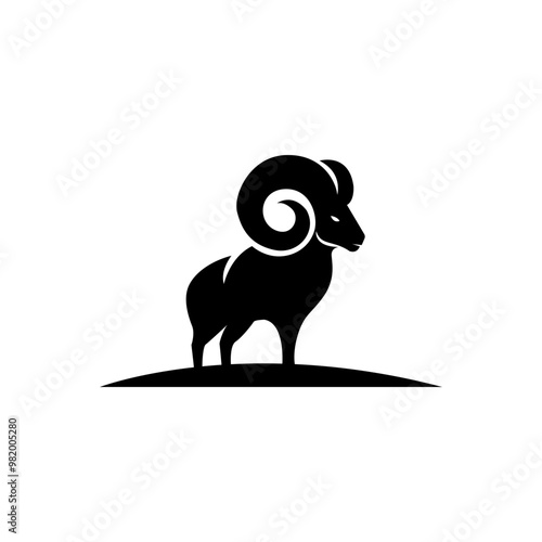 Ram logo,the logo that embodies the power, agility, and enduring spirit of the ram.
