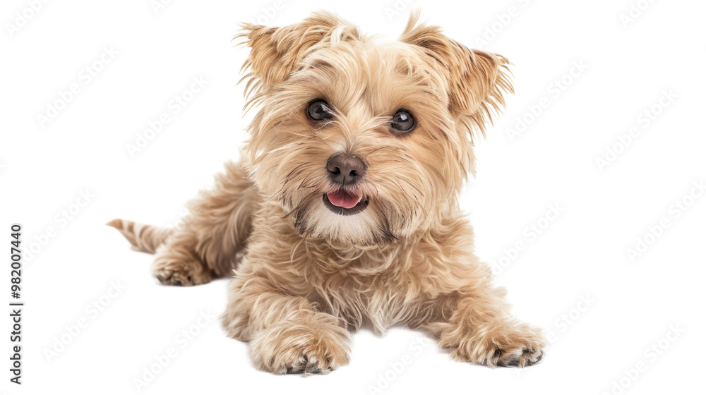 Morkie full body isolate on transparent background Morkie full body isolate on transparent background