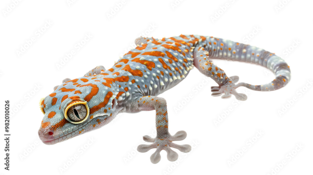 Naklejka premium Mourning Gecko full body isolate on transparent background