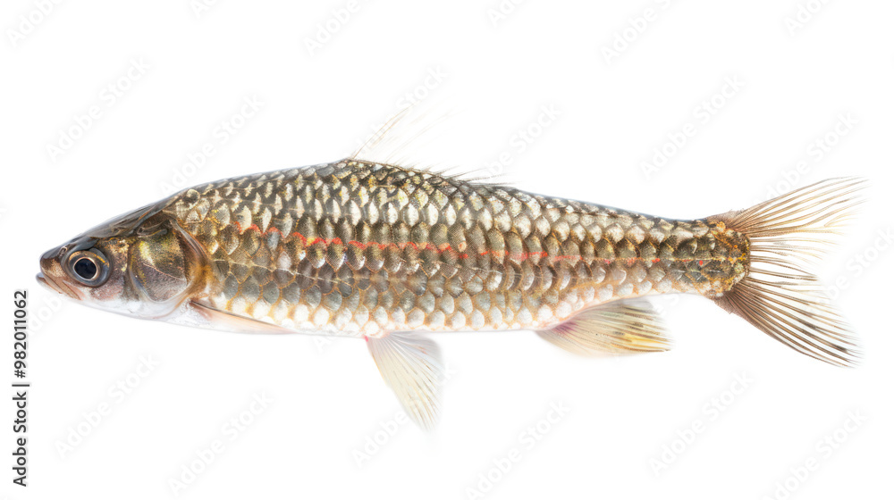 Naklejka premium Mullet Fish full body isolate on transparent background