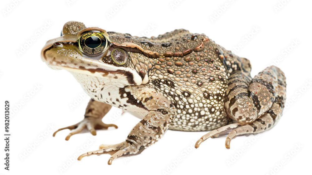 Natterjack full body isolate on transparent background Natterjack full body isolate on transparent background