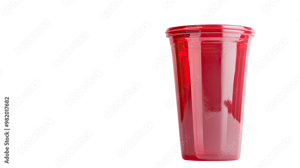 plastic cup on a white transparent background plastic cup on a white transparent background