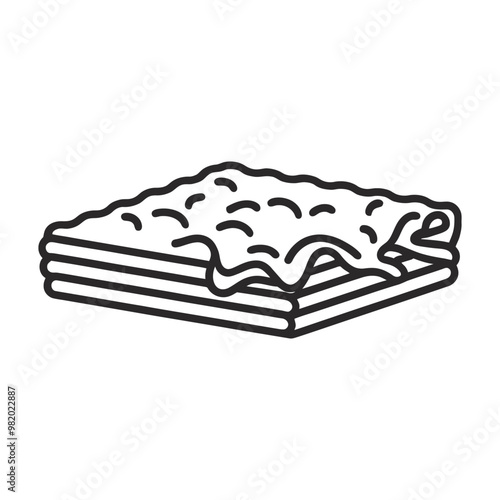 Lasagna Silhouette
