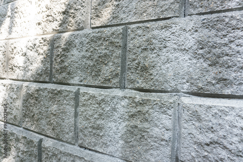 Fototapeta premium コンクリートブロックの擁壁