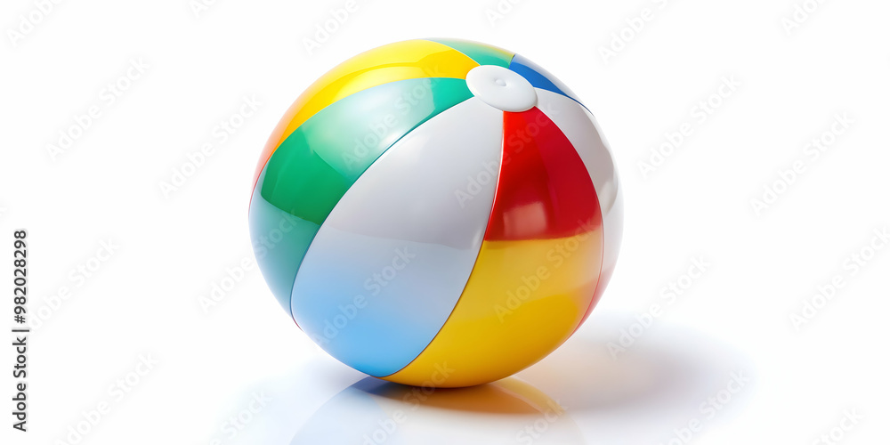 Colorful beach ball isolated on white background, beach, ball, colorful, isolated, white background, summer, fun, toy, plastic Colorful beach ball isolated on white background, beach, ball, colorful, isolated, white background, summer, fun, toy, plastic