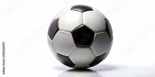 Soccer ball isolated on white background, sports, football, isolated, white background, equipment, game