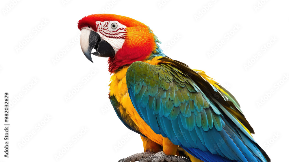 parrot on a white transparent background parrot on a white transparent background
