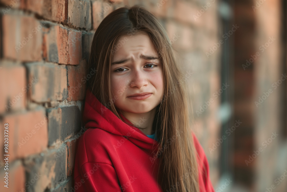 Nerd Bullying Victim Feeling Isolated and Scared in School Setting as Part of Anti-Bullying Campaign for Awareness Nerd Bullying Victim Feeling Isolated and Scared in School Setting as Part of Anti-Bullying Campaign for Awareness