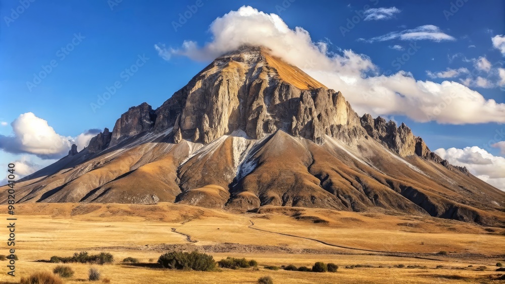 The expansive sky and the grand mountain represent the difficulties and opportunities that come with leadership. The expansive sky and the grand mountain represent the difficulties and opportunities that come with leadership.