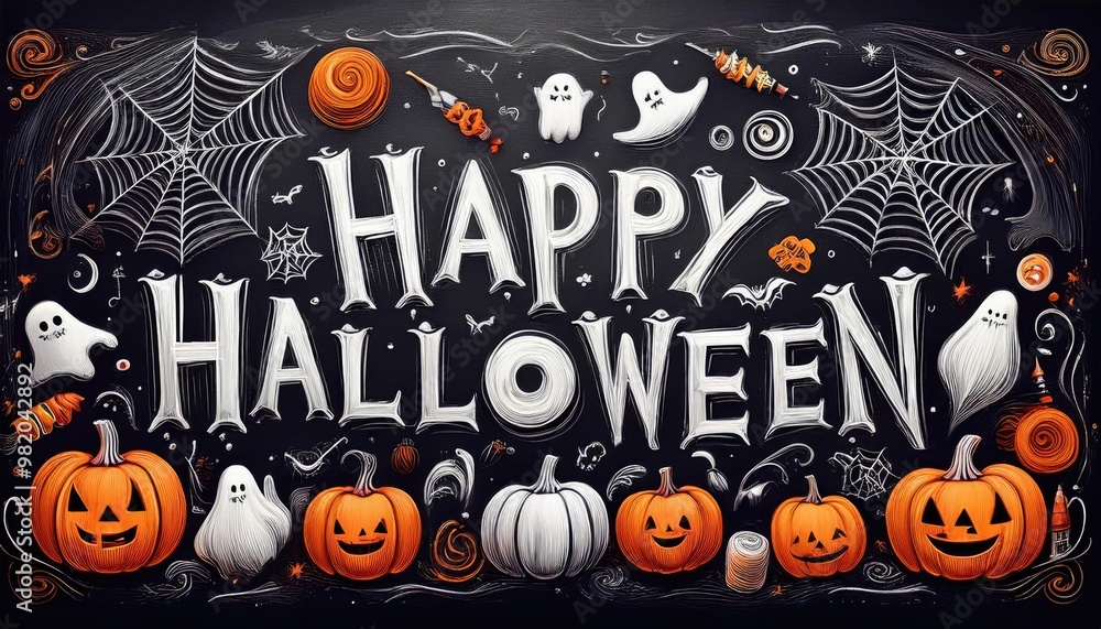 happy halloween text design happy halloween text design