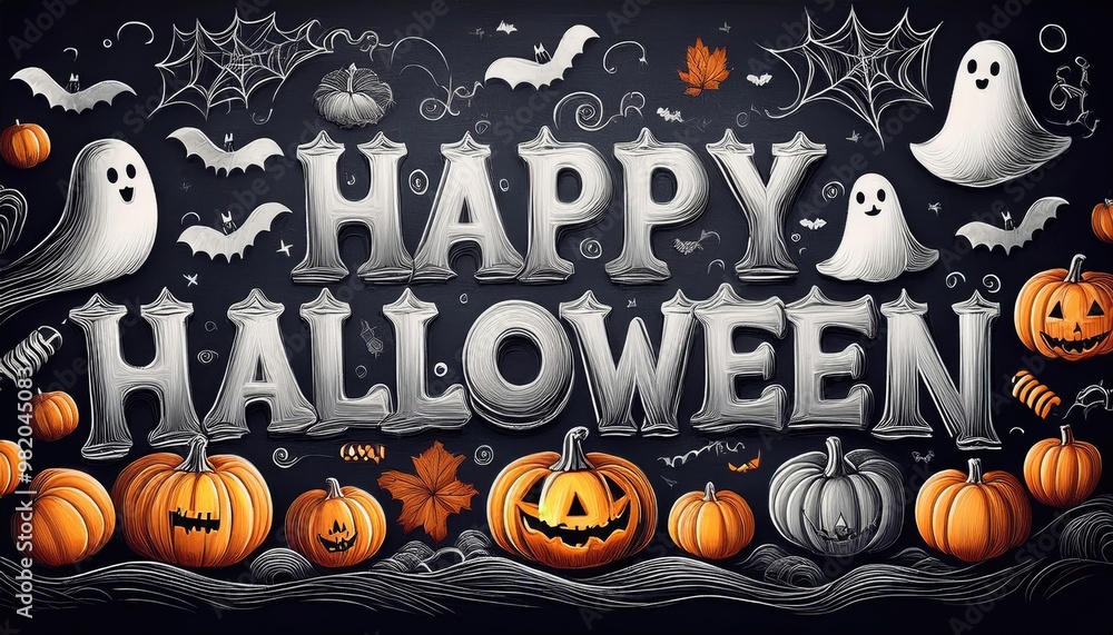 happy halloween text design happy halloween text design