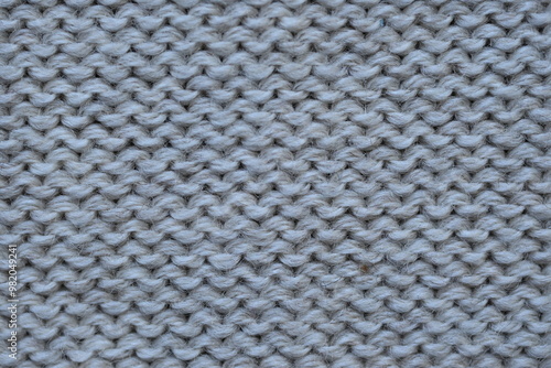 Wallpaper Mural Macro texture of woolen brown crocheted sweater as background, close-up of beige crocheted front surface, woolen texture of woolen wool, crocheted front surface Torontodigital.ca