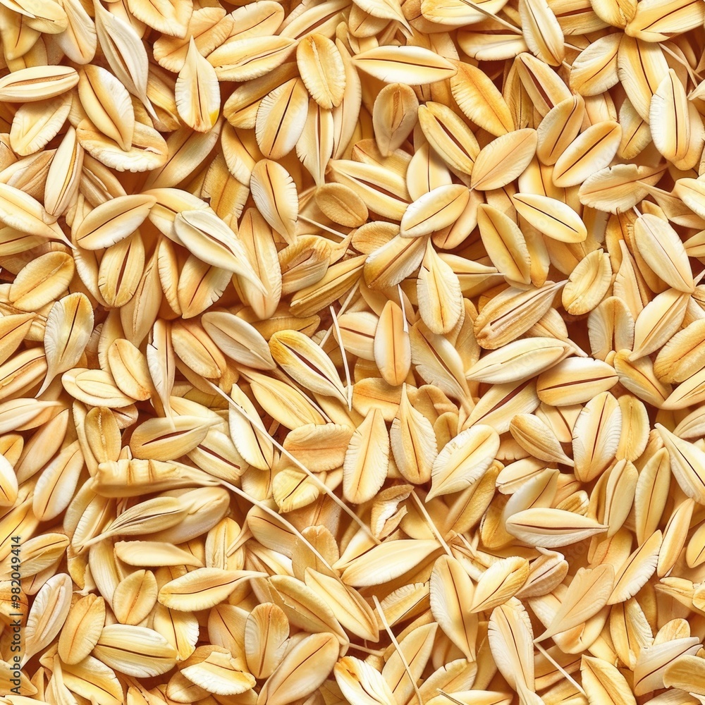 Dried Oat Grain Close-Up Photography Pattern Dried Oat Grain Close-Up Photography Pattern