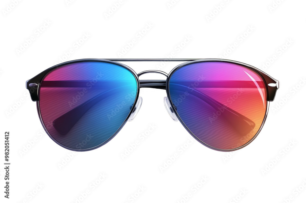 Sunglasses front view on transparent background Sunglasses front view on transparent background