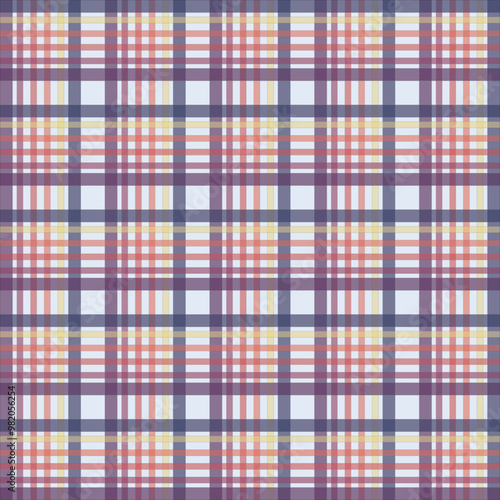 Seamless gingham Pattern Vector illustrations Texture from squares rhombus for tablecloths