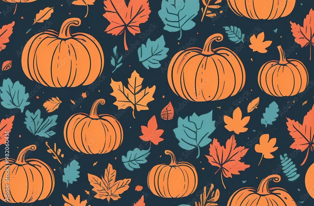 A set of colorful pumpkins. Cute hand-drawn pumpkins. Halloween party. Golden autumn. A set of colorful pumpkins. Cute hand-drawn pumpkins. Halloween party. Golden autumn.