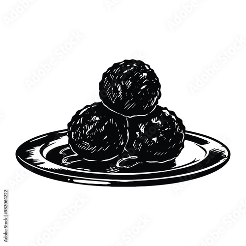 Meatballs Silhouette