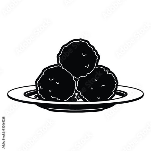 Meatballs Silhouette