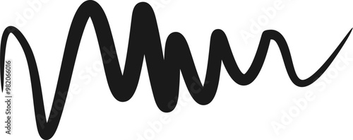 Hand Drawn Zigzag Line