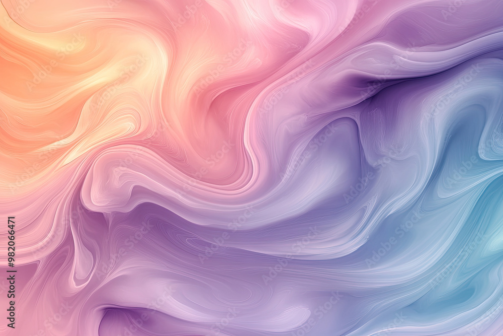 Fototapeta premium Abstract background with waves. Created with Ai