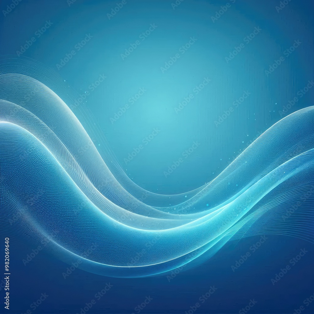 Abstract Blue Wave Flow – Smooth and Minimalist Design with Generative AI. Abstract Blue Wave Flow – Smooth and Minimalist Design with Generative AI.