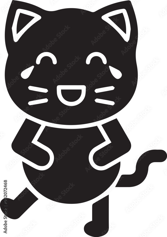 Cat icon symbol vector image illustration Cat icon symbol vector image illustration