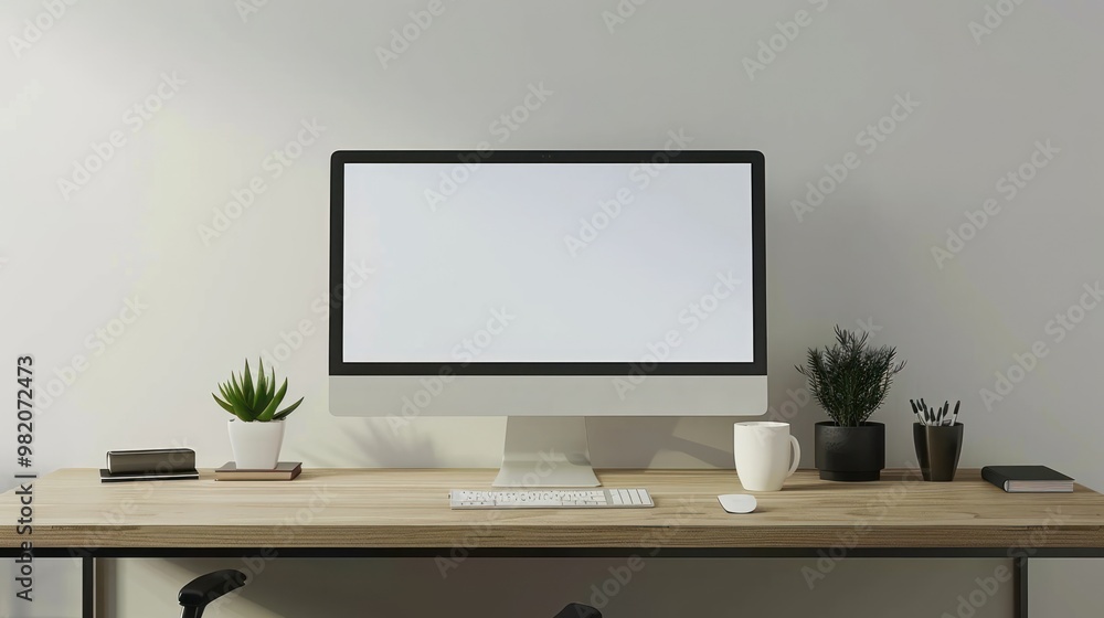 Clean Minimalist Workspace Clean Minimalist Workspace