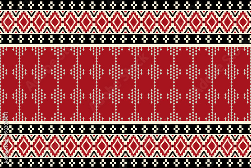Geometric,Thai,seamless pattern, Navajo, traditional ethnic, fabric pattern for textiles, rugs, wallpaper, clothing, sarong, batik, wrapping, embroidery, print, background, cover, illustration, vector