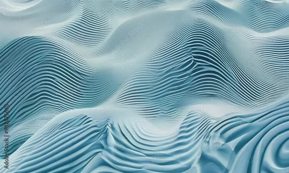 Abstract Blue Waves: A mesmerizing abstract background with intricate ...