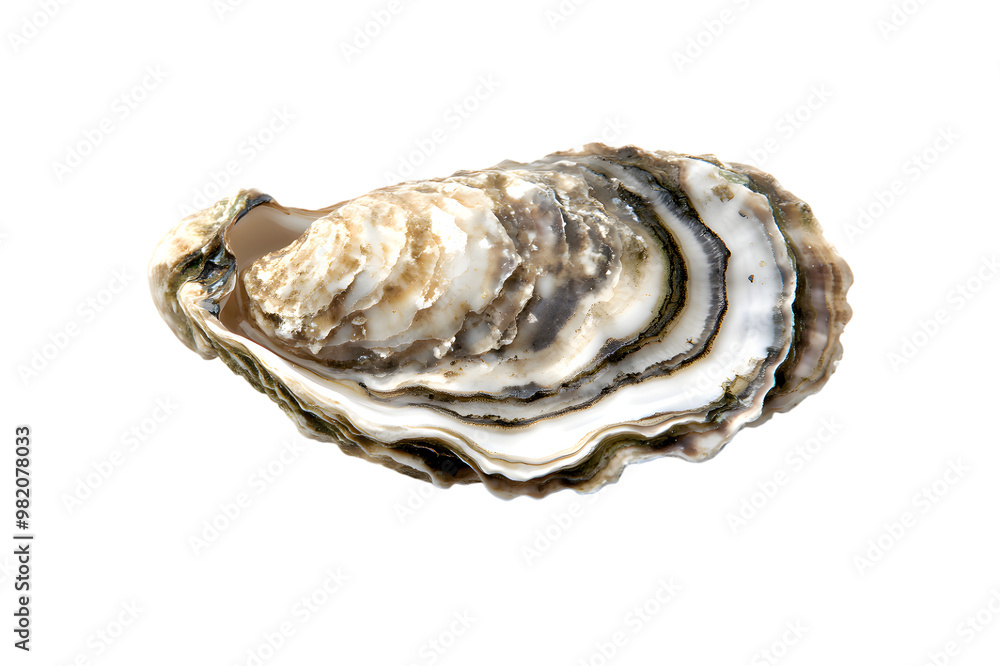 Oyster shell isolated on transparent background Oyster shell isolated on transparent background