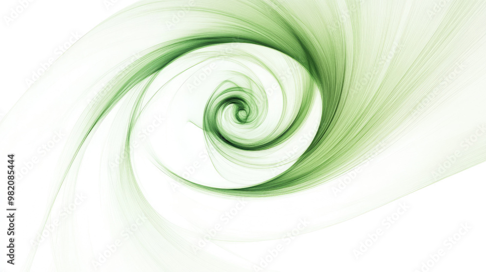 Fototapeta premium round swirl of light on a white transparent background