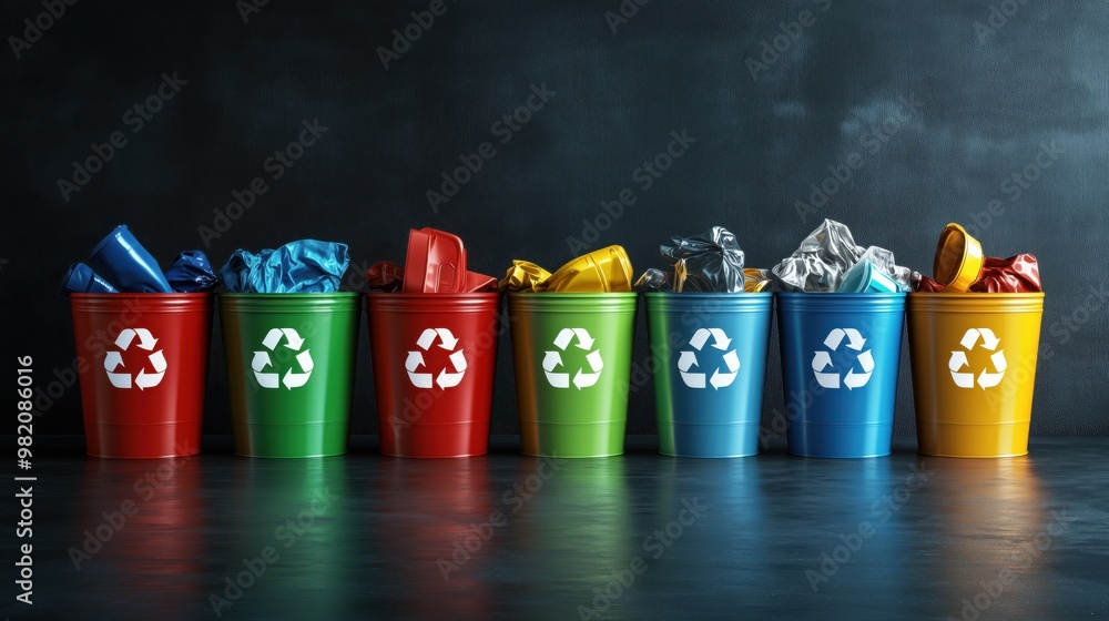 row-of-colorful-recycling-bins-labeled-for-different-types-of-waste