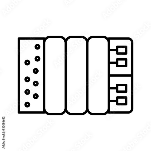 accordion line icon