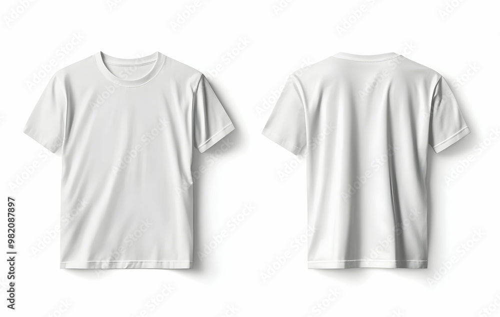 Gray T-Shirt Mockup Front Back View Apparel Gray T-Shirt Mockup Front Back View Apparel