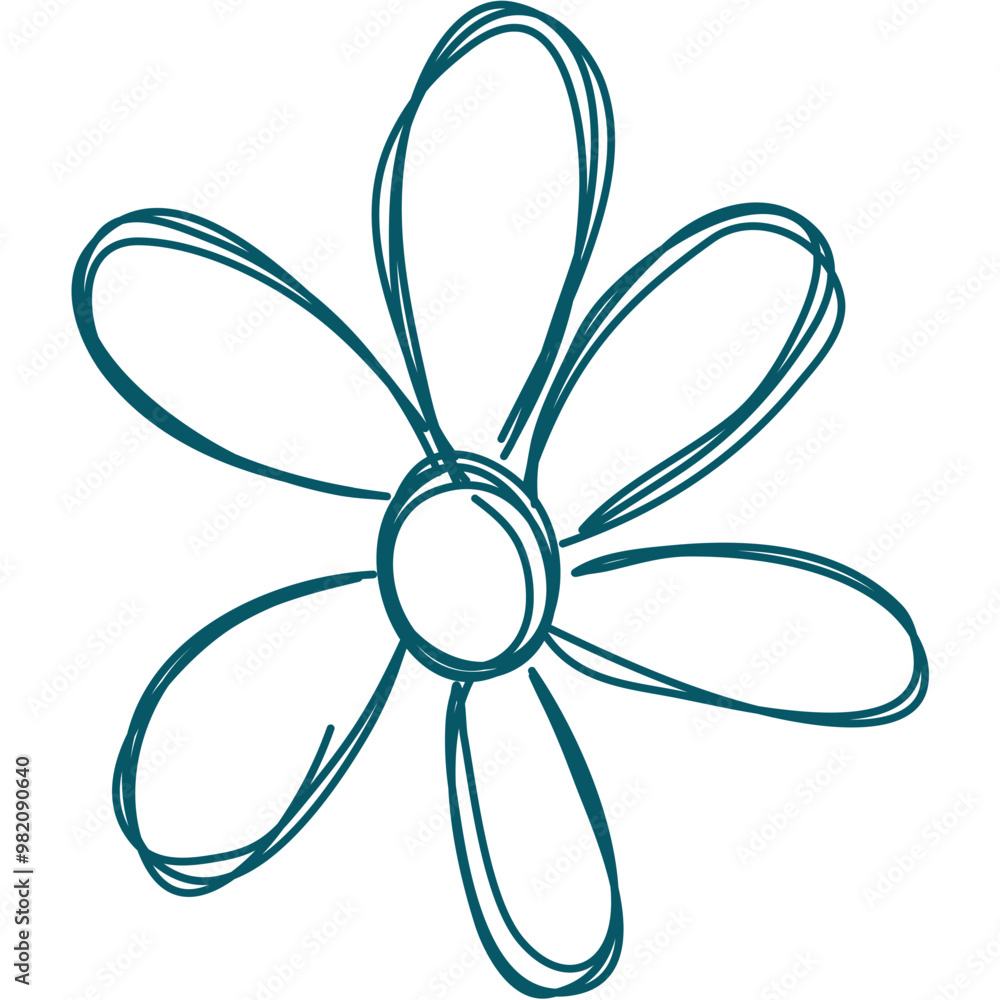Flower Kindergarten Drawing Flower Kindergarten Drawing