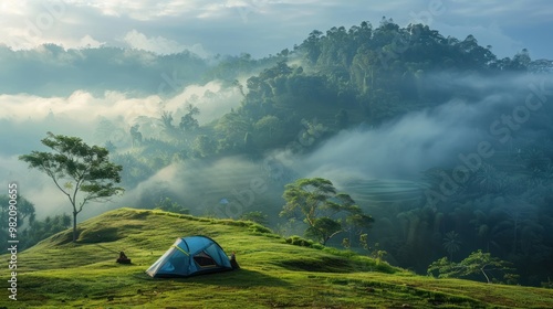 Camping in the Misty Mountains