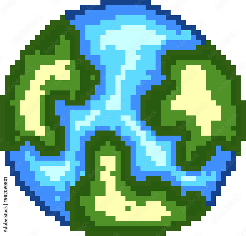 Pixel earth Pixel earth