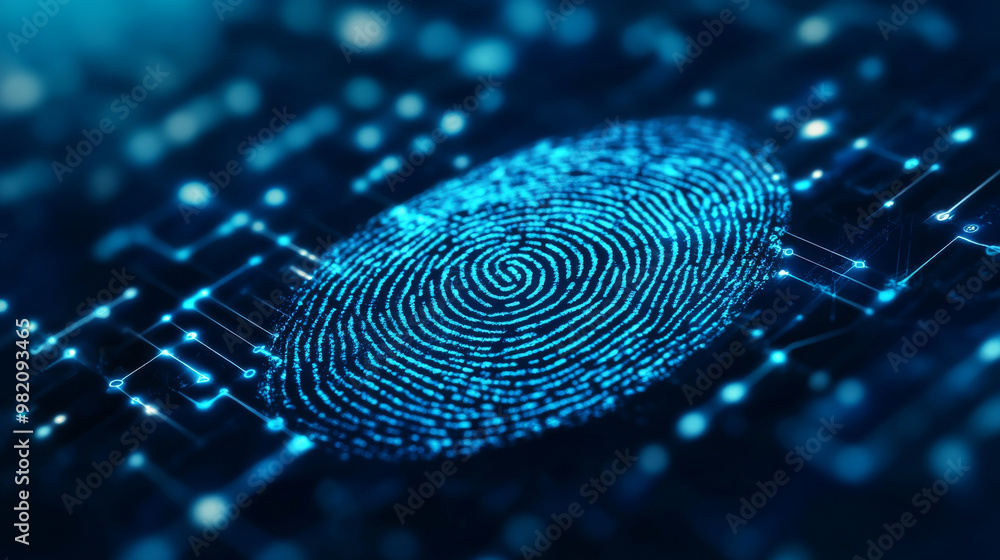 Fingerprint scanning offers secure access through biometric identification, enhancing business technology safety on the internet. Fingerprint scanning offers secure access through biometric identification, enhancing business technology safety on the internet.