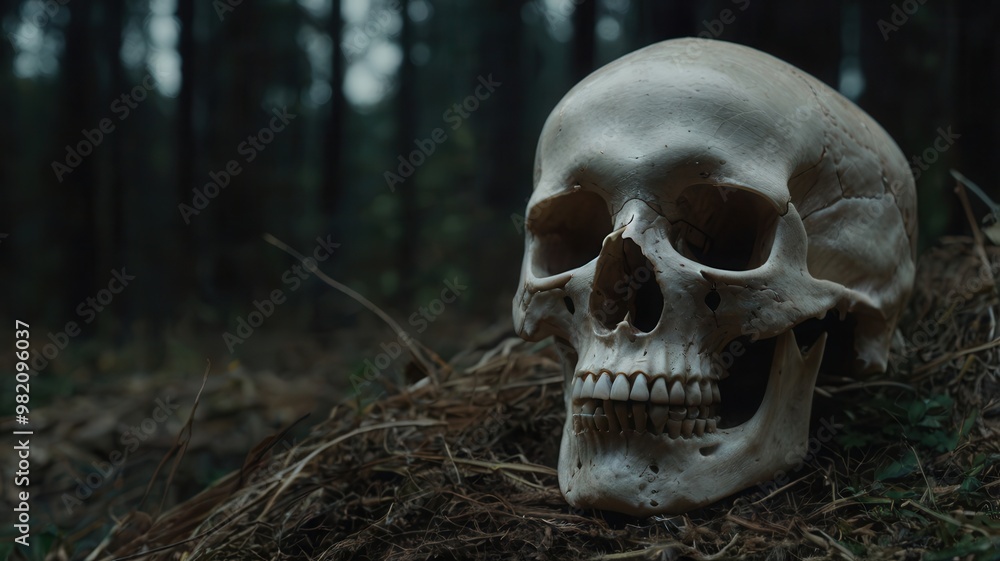Skull, Bones, Man, Death, Teeth, Illustration Skull, Bones, Man, Death, Teeth, Illustration