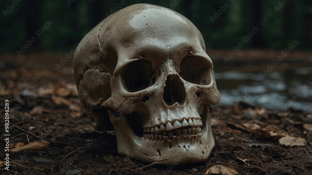 Skull, Bones, Man, Death, Teeth, Illustration Skull, Bones, Man, Death, Teeth, Illustration