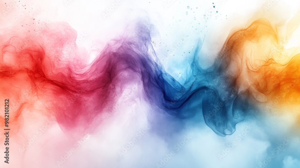 Abstract Swirling Colors in Ink Abstract Swirling Colors in Ink