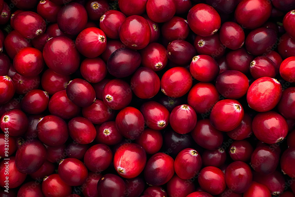 Vegetarian food and fruits high in antioxidants conceptual idea with full frame of a heap of raw fresh cranberries Vegetarian food and fruits high in antioxidants conceptual idea with full frame of a heap of raw fresh cranberries